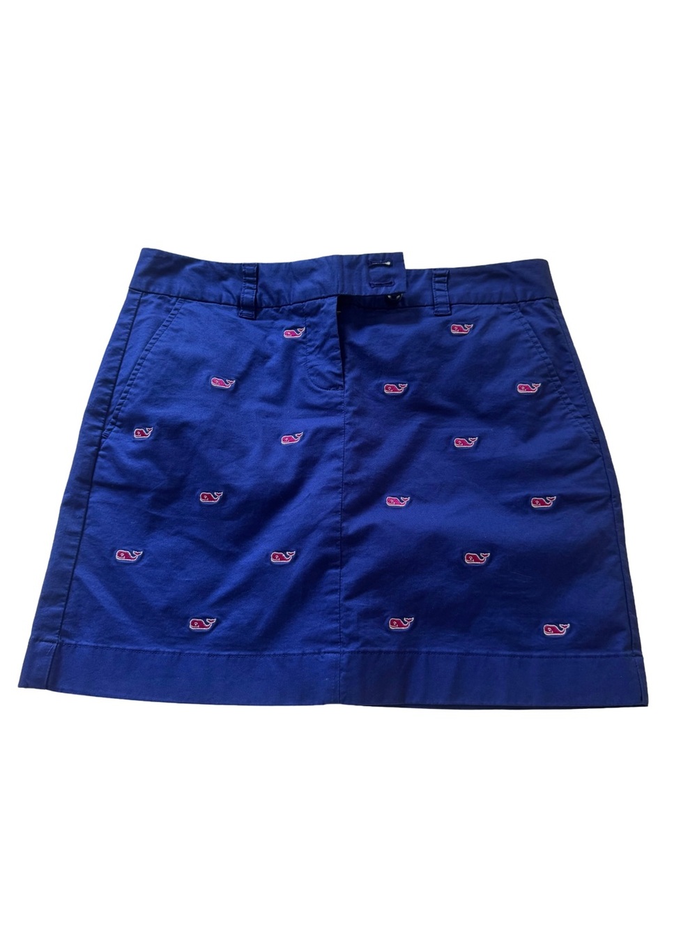 Vineyard Vines Embroidered Whale Blue Skirt